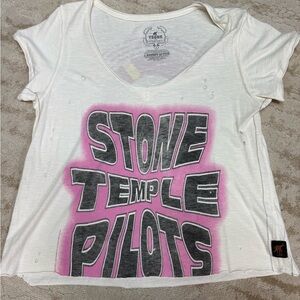 Trunk Ltd Women's White and Pink Graphic Top